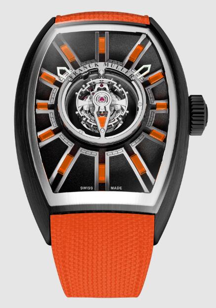 FRANCK MULLER Curvex CX Flash Grand Central Tourbillon CX 36 T CTR FLASH ACNRBR ACBR Orange Replica Watch